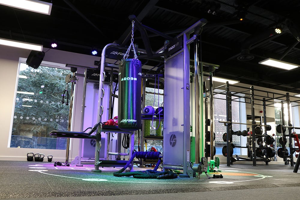 Boxing-equipment-and-weight-racks-at-Runnymede